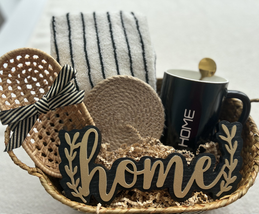 The "New Beginnings" Housewarming Gift Basket for Him Basketful Gifts