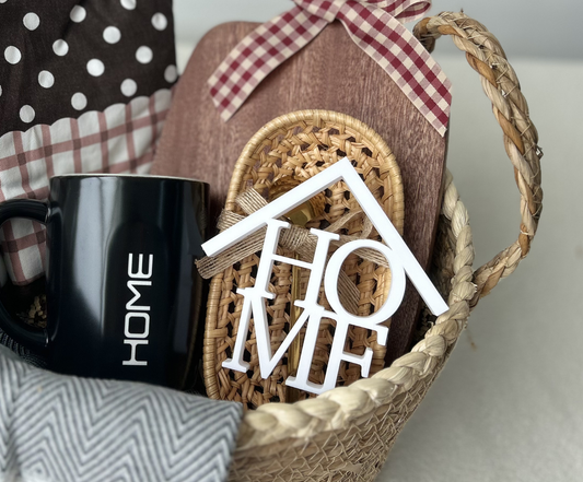 "Her Cozy Haven" Housewarming Gift Basket for Women Basketful Gifts