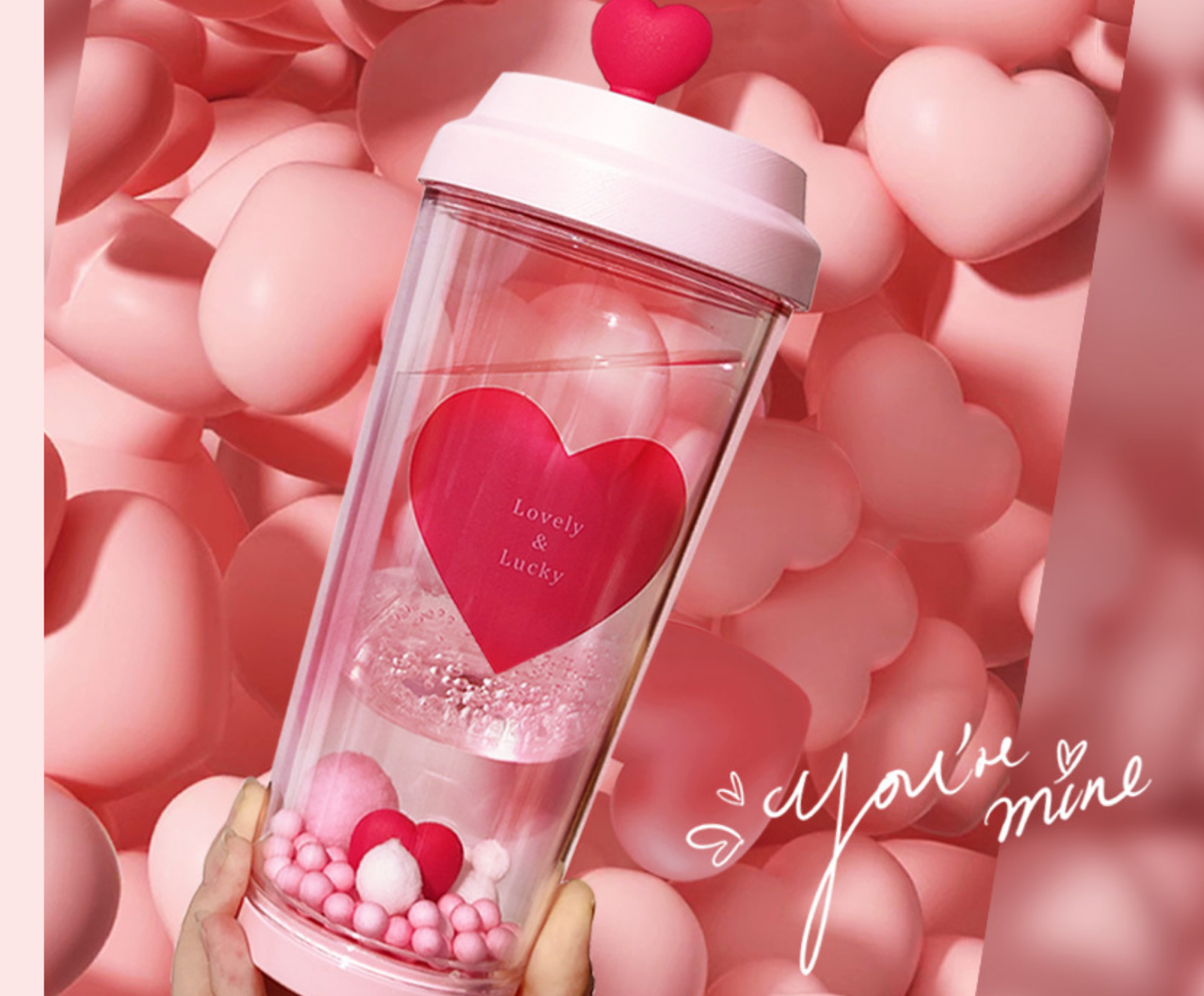 Valentine’s Day Gift Basket for Teen Girls – Pink LOVE Notebook, Heart Tumbler, Socks & Cute Accessories Basketful Gifts