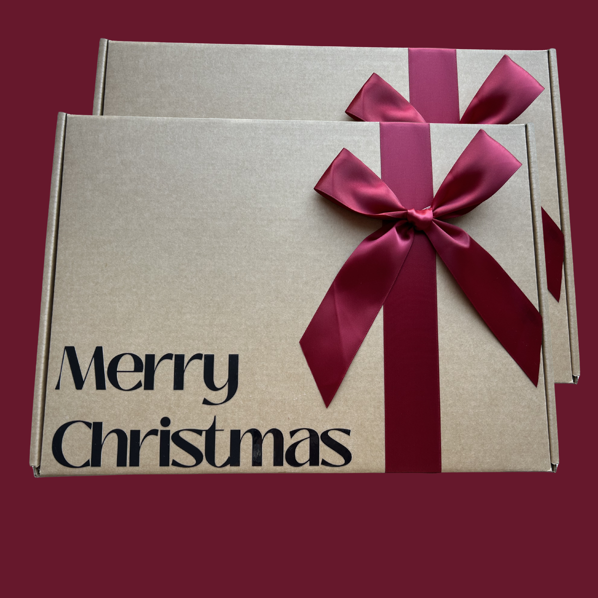Merry & Bright Christmas Gift Box for Her – Scarf, Santa Socks, Tumbler & Wood Ornament Basketful Gifts
