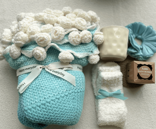 Aesthetic Summer Gift Basket - Handmade Anniversary & Birthday Care Package - Basketful Gifts