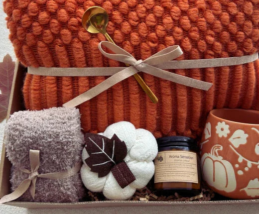 Cozy Self Care Package Pumpkin Theme Fall Gift Package