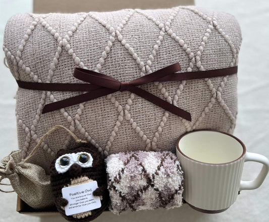 Get Well Gifts for Men | Cozy Recovery Care Package & Comfort Box Basketful Gifts