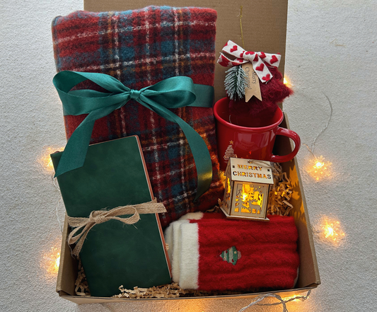 Christmas Gift Baskets with Mug Xmas Wrap