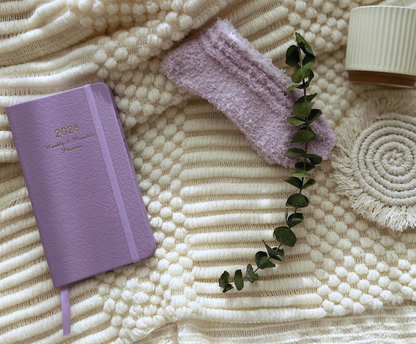 2026: Your Year to Bloom — An All-in-One Encouragement Suite Featuring the Signature Lavender Planner & Cloud-Knit Sanctuary Blanket Basketful Gifts