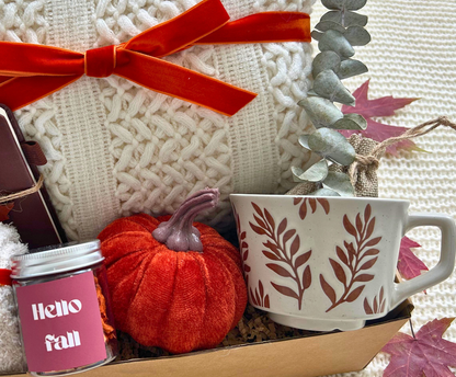 Hygge Season Self Care Fall Gift Basket – Cozy Nights In for Women Basketful Gifts