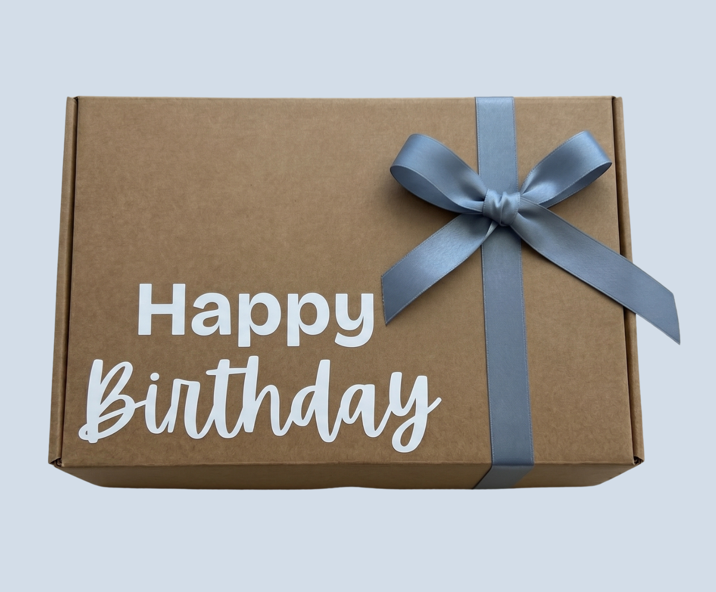 Happy Birthday Gift Baskets for Her – Blue Spa Gift Box with Birthday tumbler, Bath Bombs, Cozy Socks & Flower Bouquet