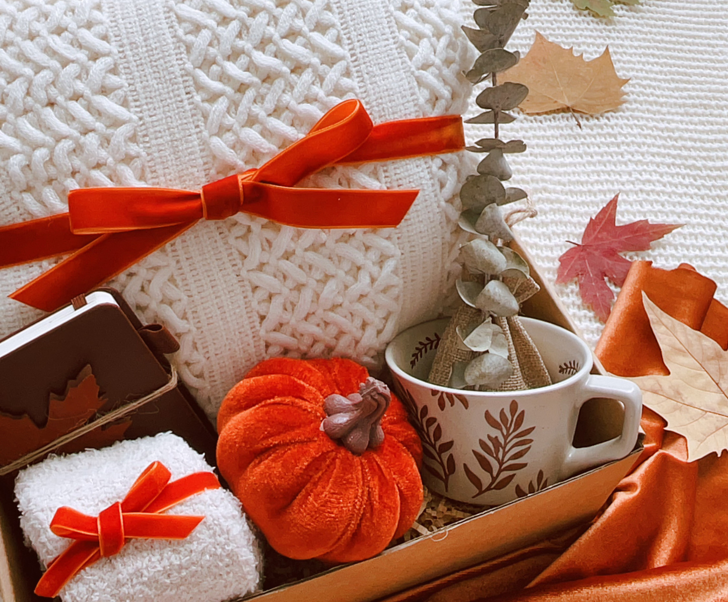 Hygge Season Self Care Fall Gift Basket – Cozy Nights In for Women Basketful Gifts