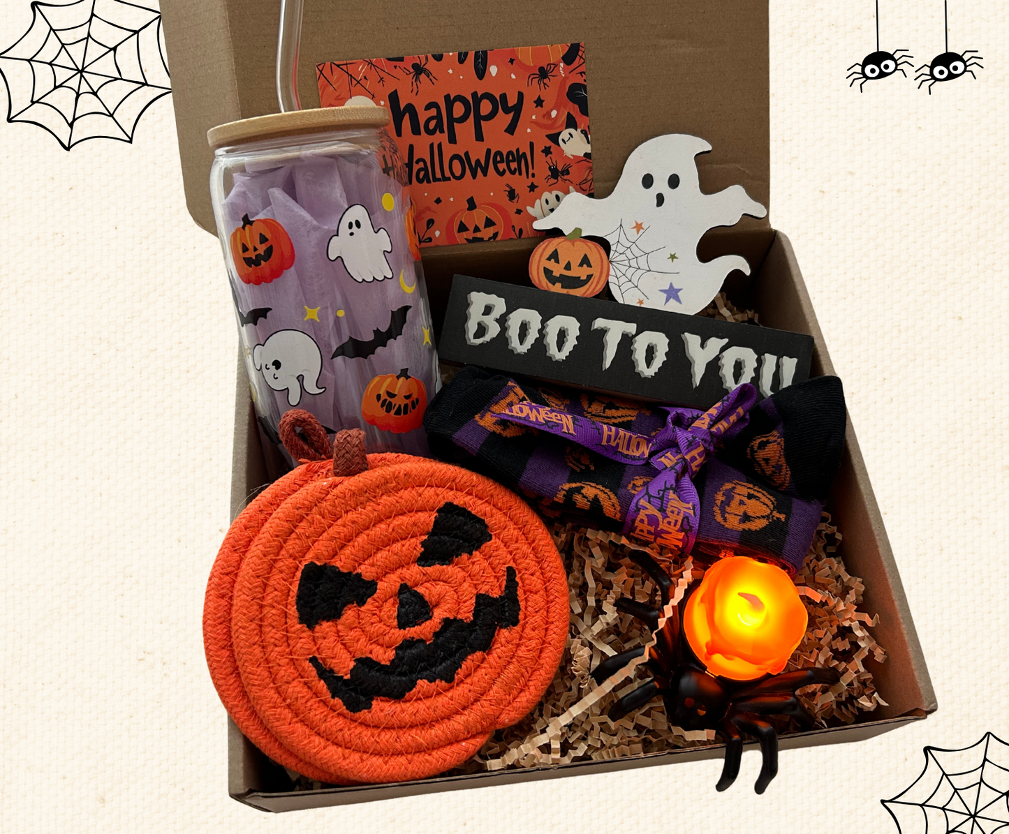 Halloween Gift Basket for Friends and Family Evil Pumpkin