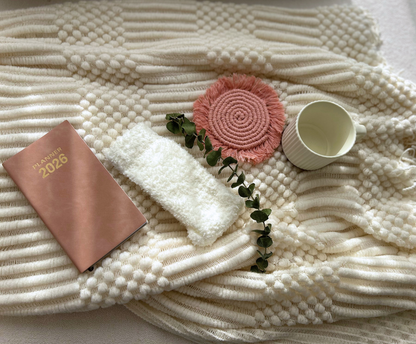 2026 Bloom & Balance Sanctuary Gift Set — A Curated New Year Ritual for Mindful Intentions and Cozy Comfort Basketful Gifts