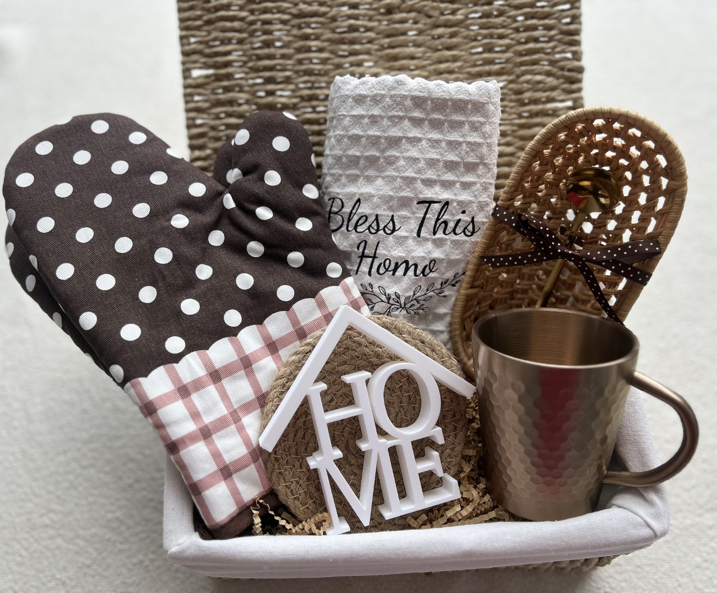 The "Bless This Home" New Home Gift Basket Basketful Gifts