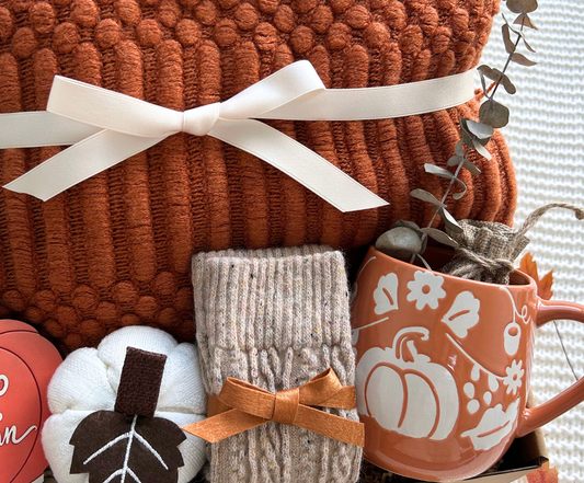 Hello Autumn Cozy Gift Basket | Fall Gift Set Basketful Gifts