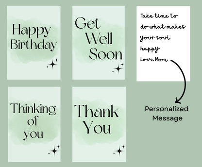 Sage Green Aesthetic Gift Basket for Women with Soft Throw and Crochet Tulips Basketful Gifts