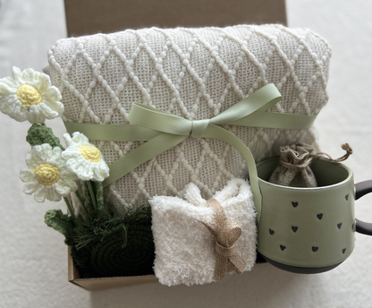 Sage Green Care Package Spring - Cozy Birthday & Thinking of You Gift Box