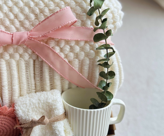 2026 Bloom & Balance Sanctuary Gift Set — A Curated New Year Ritual for Mindful Intentions and Cozy Comfort Basketful Gifts