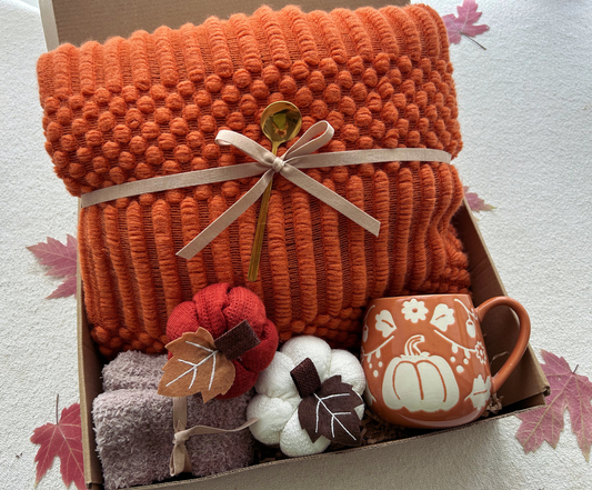 Cozy Self Care Package Pumpkin Theme Fall Gift Package