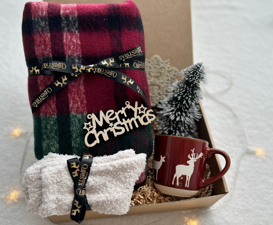 Wrapped in Christmas Cheer Gift Set for Men and Women Basketful Gifts