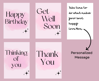 Self Care Basket for Her - With Boho Knit Cozy Blanket and Pink Peony Crochet Bouquet Basketful Gifts