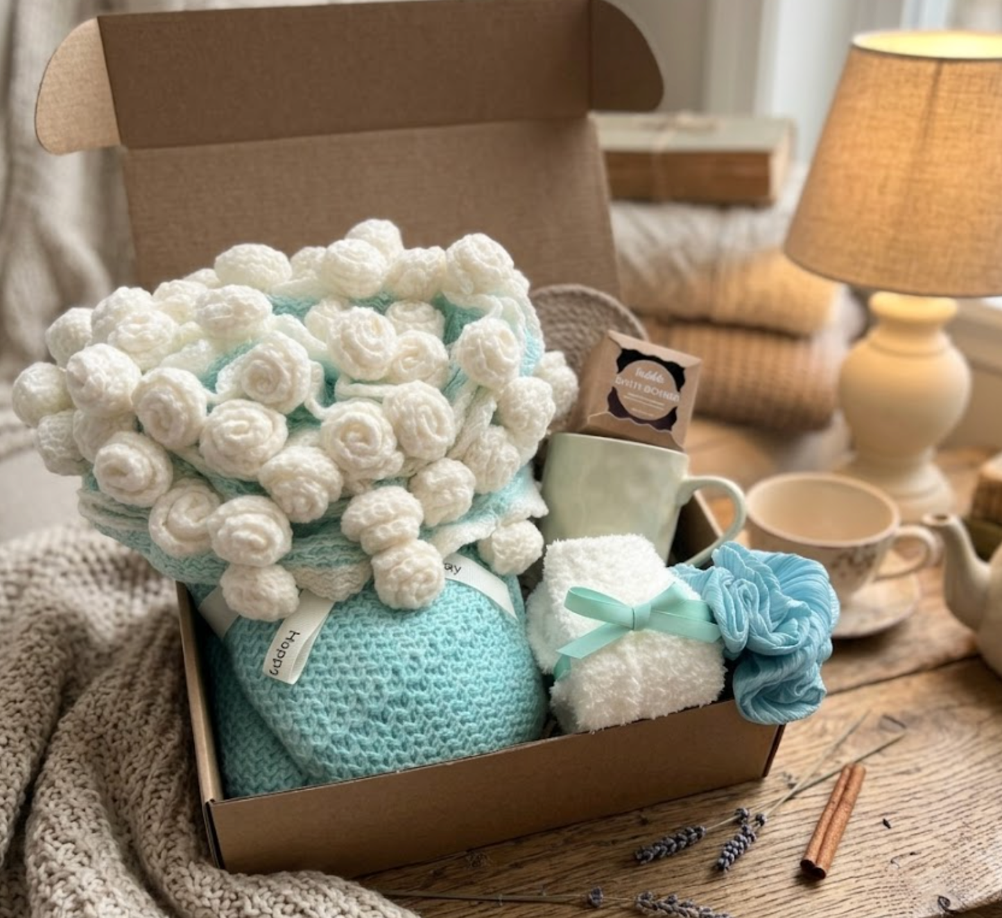 Aesthetic Summer Gift Basket - Handmade Anniversary & Birthday Care Package