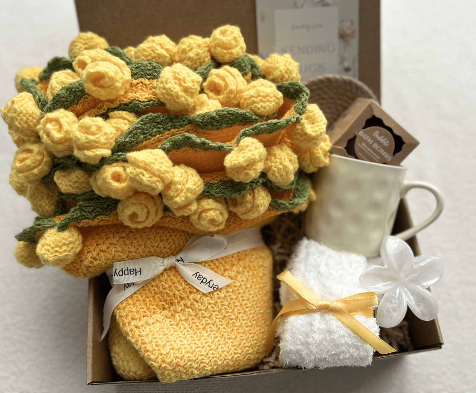 Aesthetic Summer Gift Basket - Handmade Anniversary & Birthday Care Package - Basketful Gifts