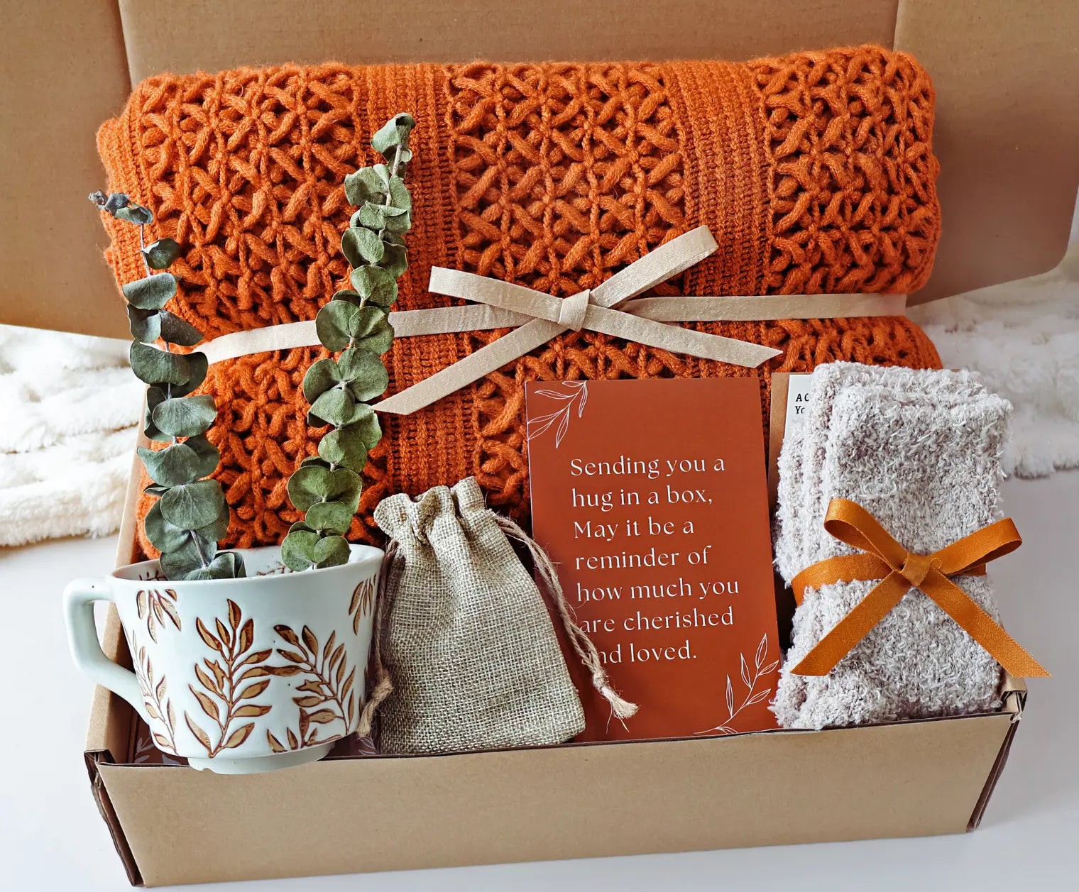 Boho Women Care Package Aesthetic Gift Baskets for Her - Basketful Gifts
