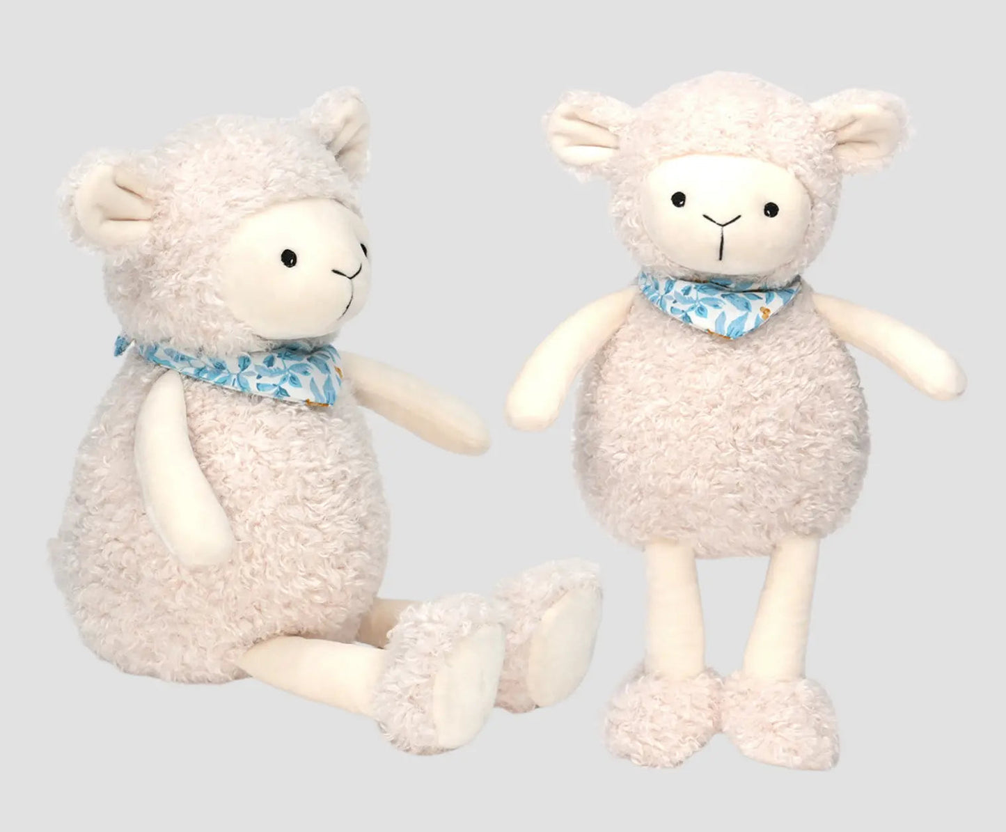 Children's Get Well Gift Basket with Plush Lamb, Heart Socks, and Cozy Accessories - Basketful Gifts