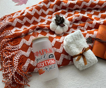 Cozy Gift Basket with Pumpkin Spice Tumbler - Basketful Gifts