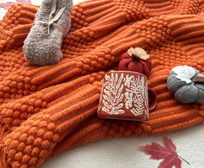 Cozy Self Care Package Pumpkin Theme Fall/Winter Gift Package - Basketful Gifts