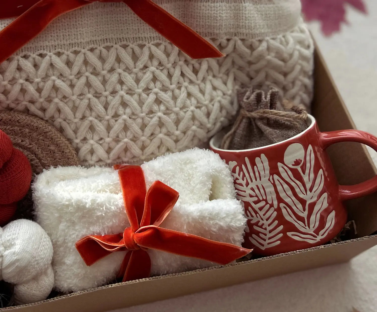 Cozy Winter Self Care Gift Basket Thanksgiving Gift for Women - Basketful Gifts