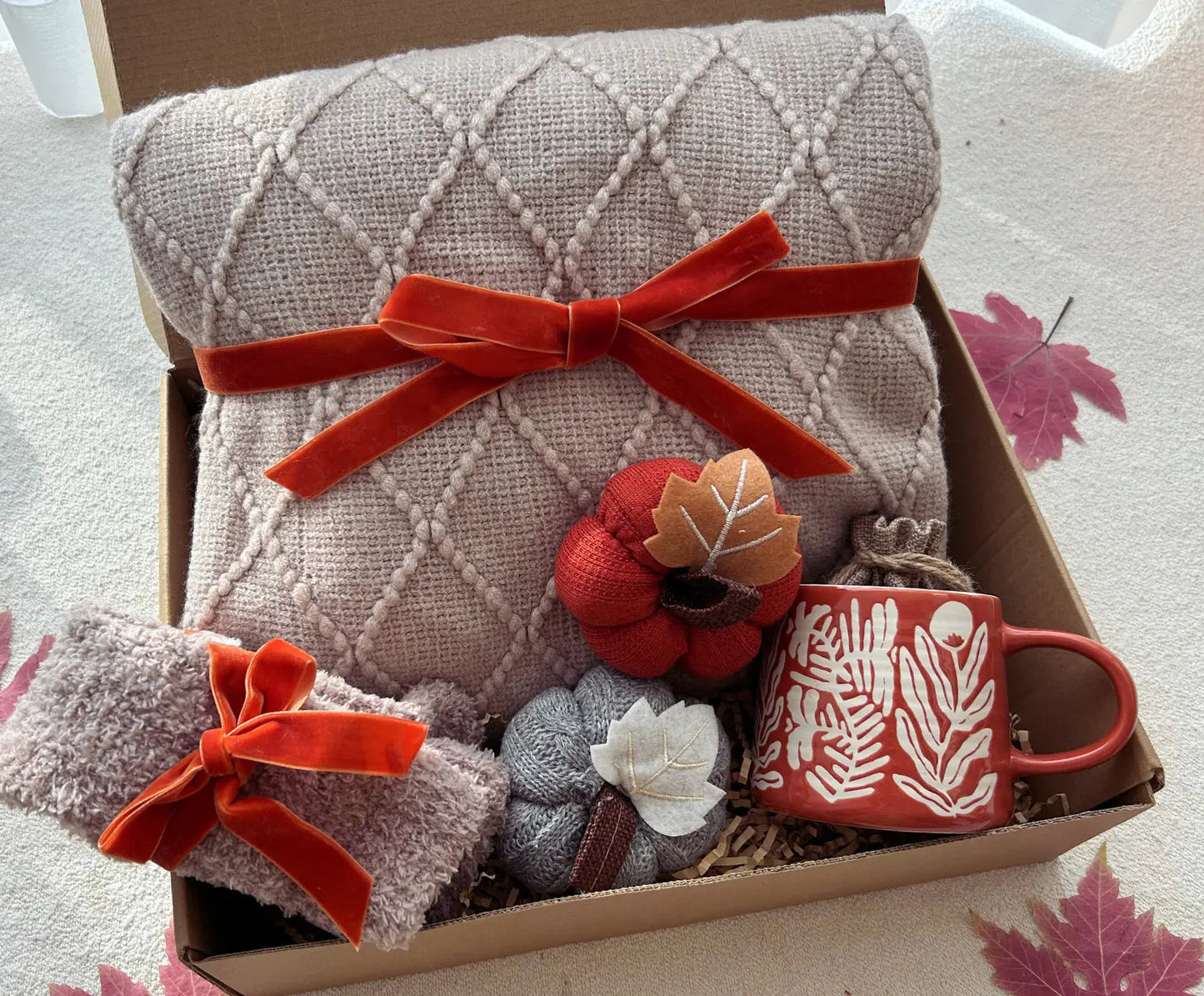 Fall Gift Basket Get Well Soon Gift For Her & Him - Basketful Gifts