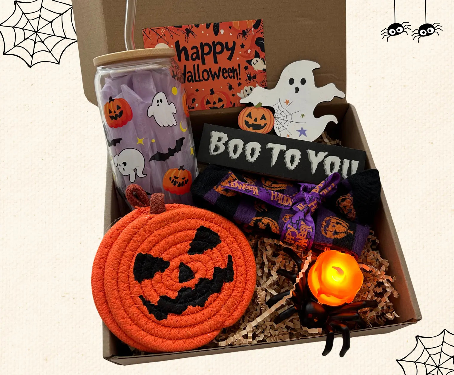Halloween Gift Basket for Friends and Family Evil Pumpkin - Basketful Gifts