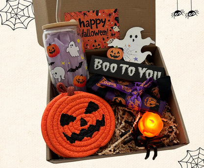 Halloween Gift Basket for Friends and Family Evil Pumpkin - Basketful Gifts