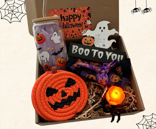 Halloween Gift Basket for Friends and Family Evil Pumpkin - Basketful Gifts