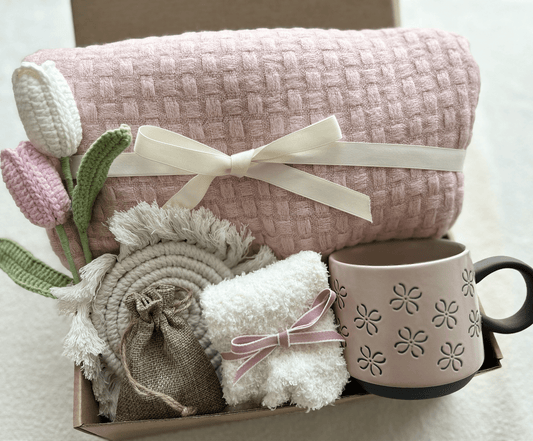 Luxury Spring Gift Basket - Cozy Home & Garden Themed Care Package - Basketful Gifts