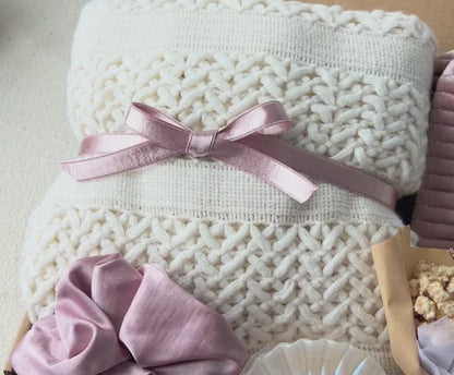 Bridal Shower Gift Box | Cozy Knit & Spa Set for Bride