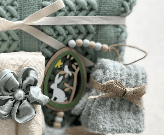 Sage & Serenity | Earthy Sage Green Gift Basket & Botanical Home Care Package - Basketful Gifts