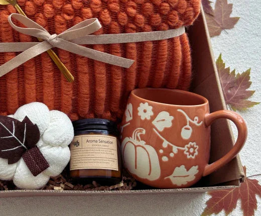 Cozy Self Care Package Pumpkin Theme Fall Gift Package