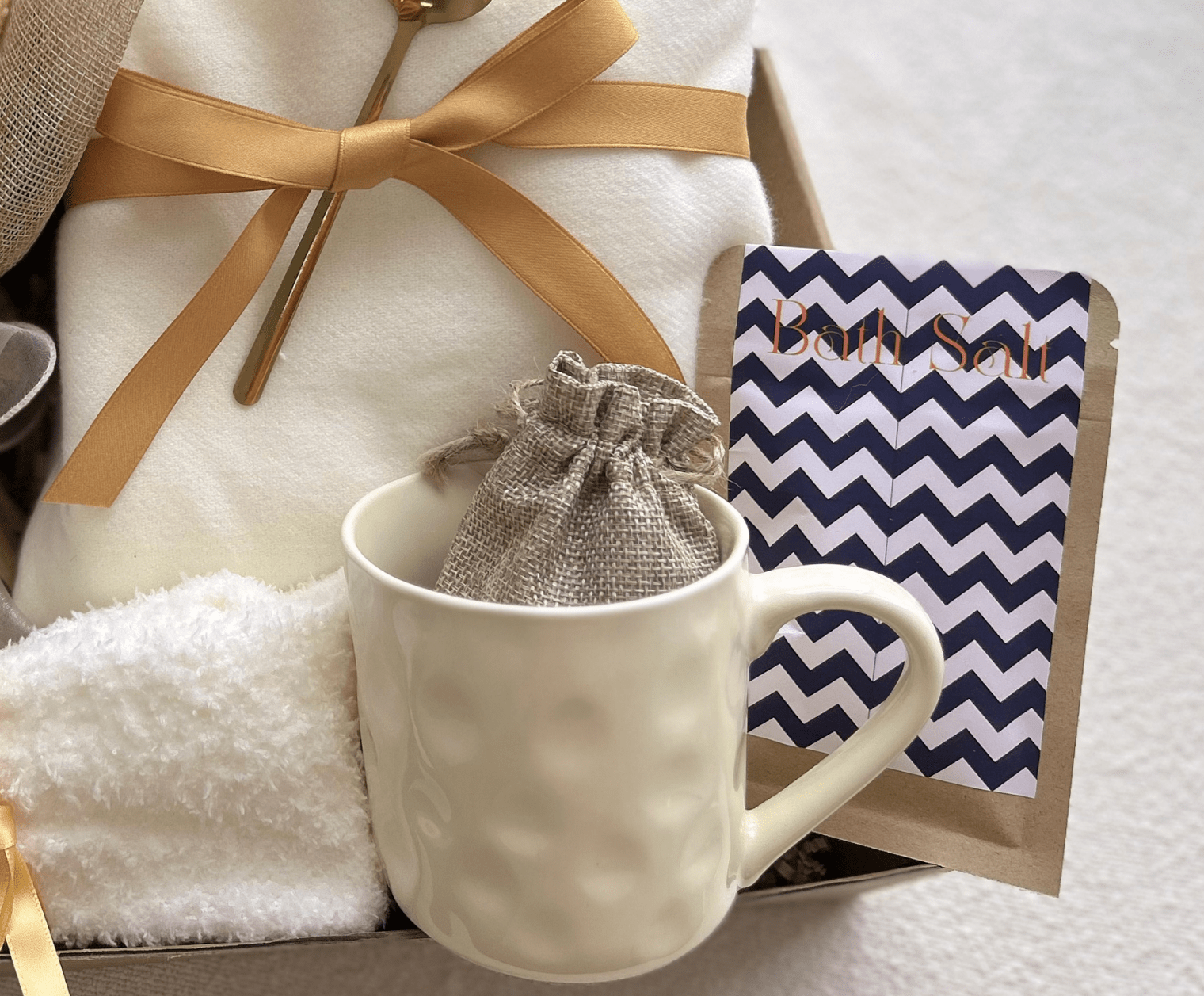 Sunflower Gift Basket with Handmade Crochet Sunflower Bouquet and Spa Essentials - Basketful Gifts