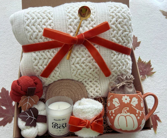 Fall Self Care Gift Basket Thanksgiving Gift for Women