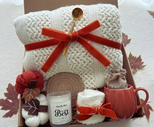Fall Self Care Gift Basket Thanksgiving Gift for Women