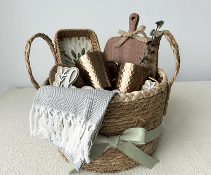 The "Artisan Gather" Unique Housewarming Gift Basket - Basketful Gifts