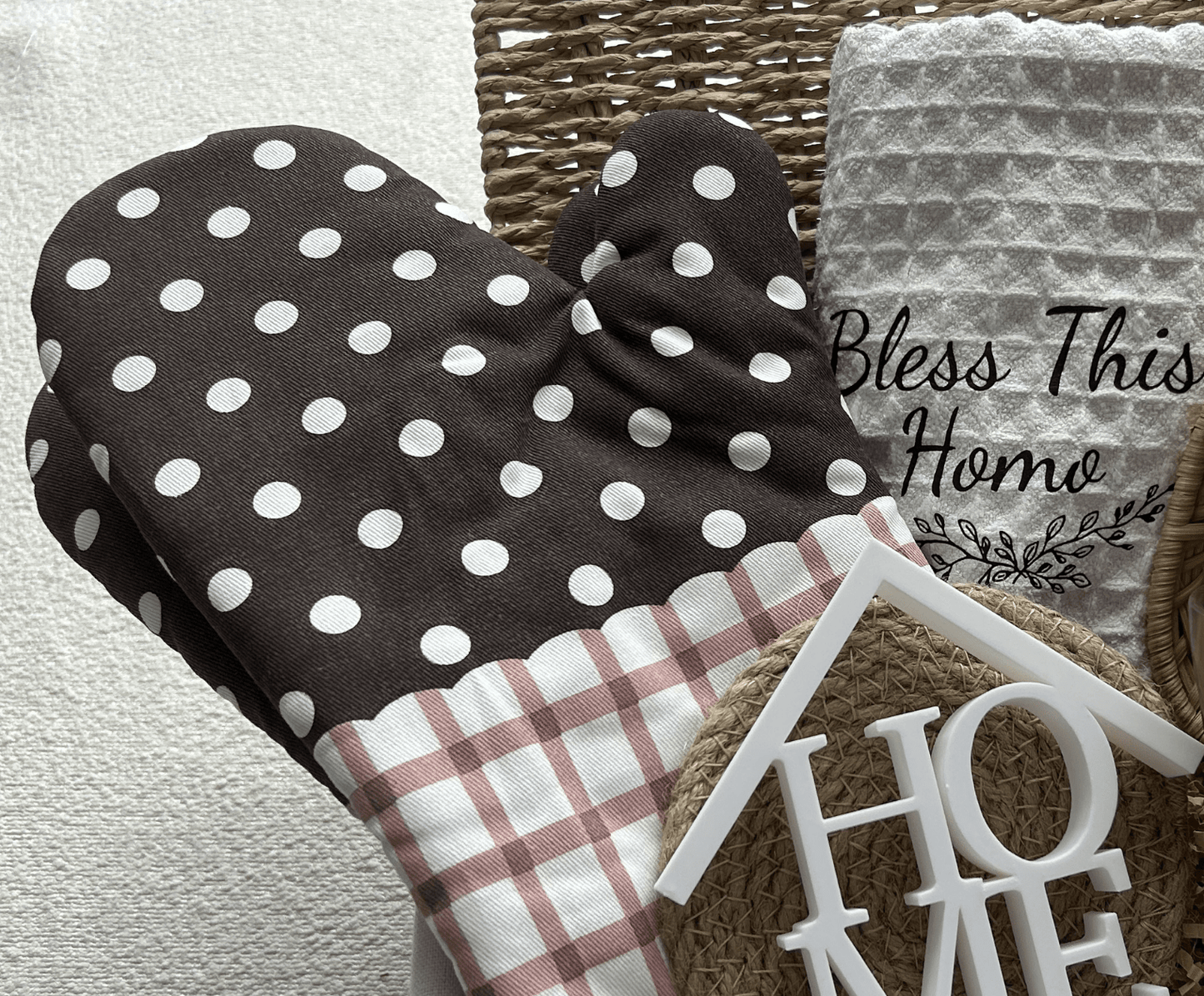 The "Bless This Home" New Home Gift Basket - Basketful Gifts