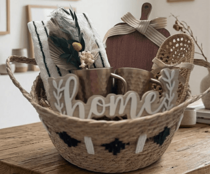 The "Curated Home" Luxury Housewarming Gift Basket - Basketful Gifts