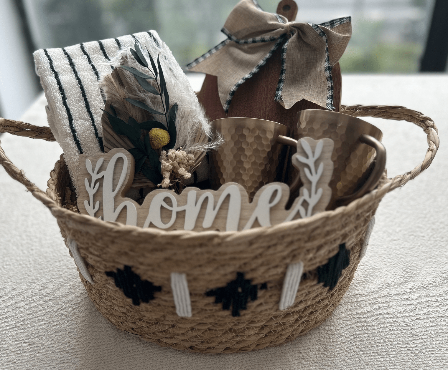 The "Home Sweet Home" Housewarming Gift Basket for Couples - Basketful Gifts