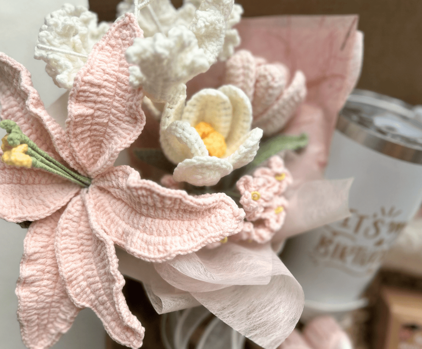 Unique Birthday Gift Baskets for Her – Spa Box with Blanket, Bath Bombs, Cozy Socks & Flower Bouquet - Basketful Gifts