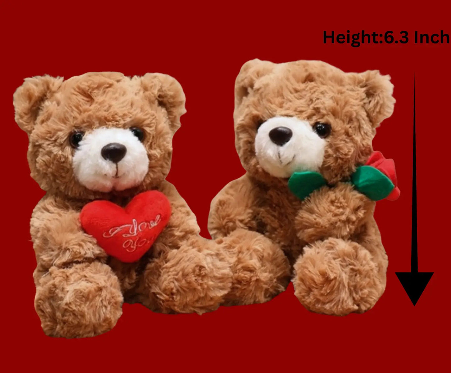 Valentine’s Day Gift for Girlfriend– Teddy Bear, Scarf, Heart Mug& Fuzzy Socks - Basketful Gifts