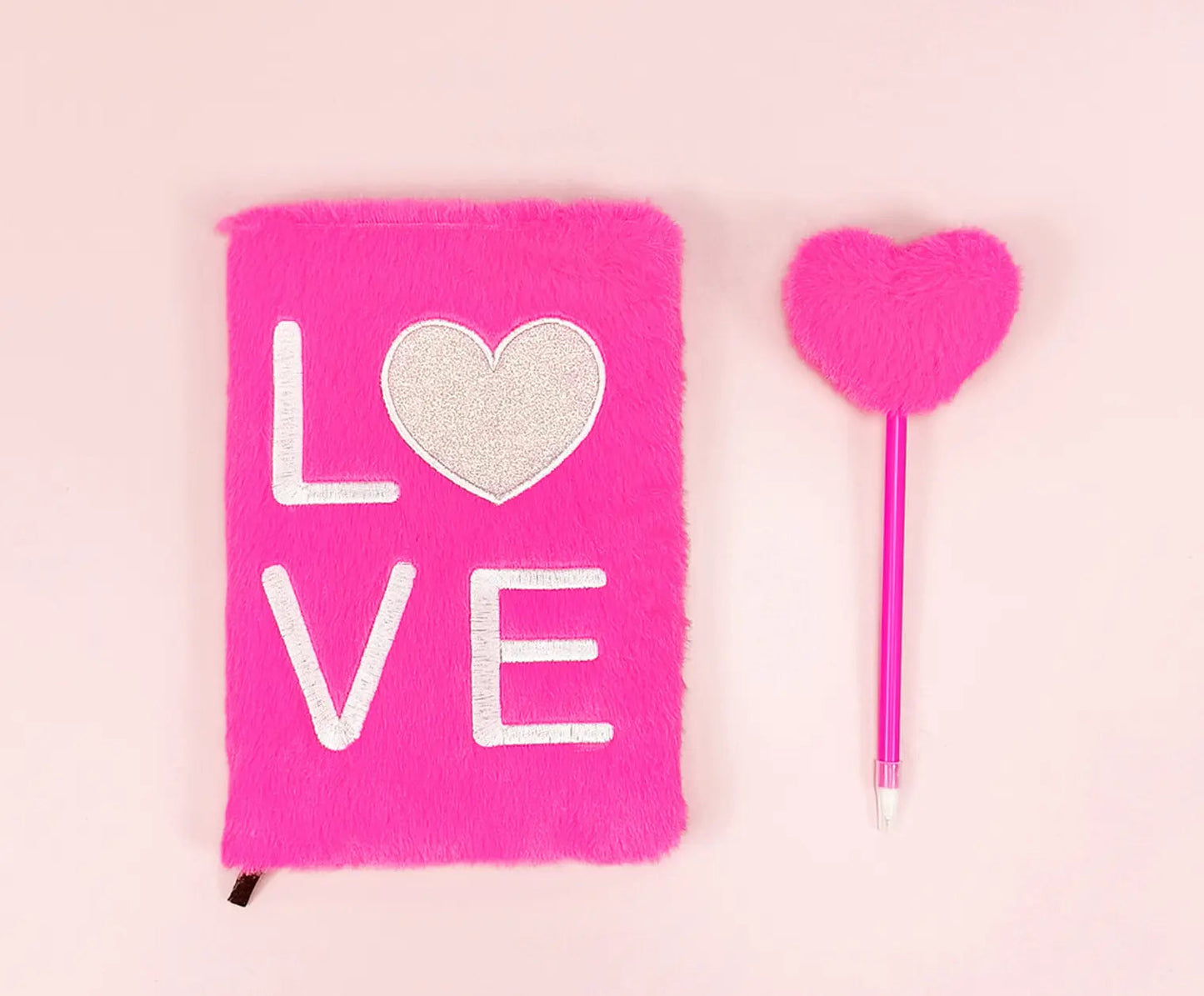 Valentines Gifts for Daughter – Pink LOVE Notebook, Heart Tumbler, Socks & Cute Accessories - Basketful Gifts